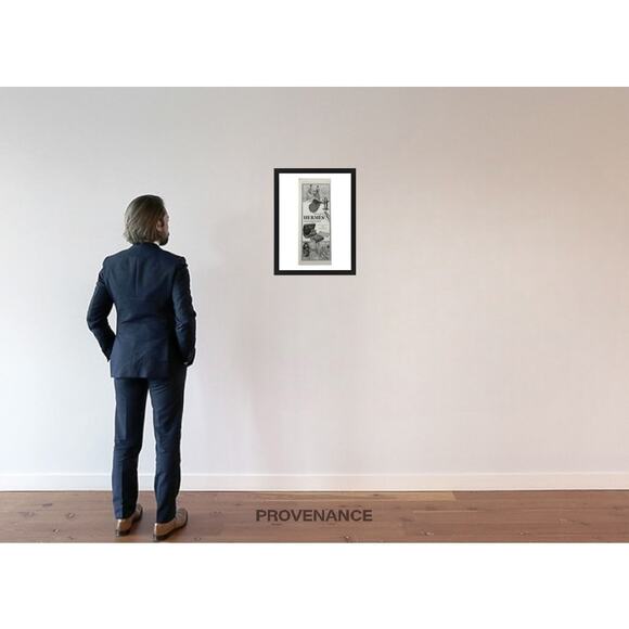 🔴 Hermes Antique Vintage Newsprint Ad - SELLIER MAROQUINIER - Picture 7 of 8